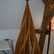 Charpente de flèche torse