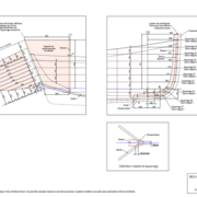 Plan de l'étrave et du tableau