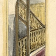 Dessin d escalier à "main levée"