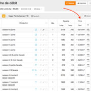 Surfaces finies par pièces