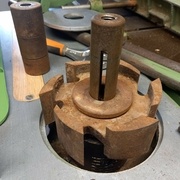 Essais de montage d'une fraise bien attaquée