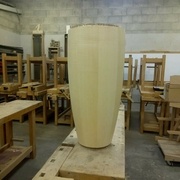 placage érable après ponçage