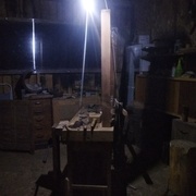 Ambiance atelier du soir sans élec !