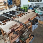 Collage du petit plateau à plats joints