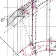 détail bas, les points x x' et z z' déterminent le passage des calibres rallongés