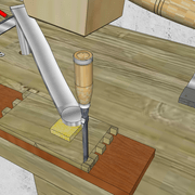 **6/** Entaillage classique .