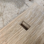 Mortaise dans la base