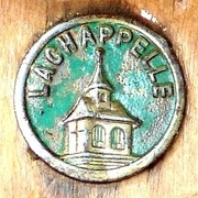 Fig. 2 - médaillon vert sur un rabot