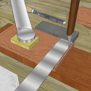 **5/** Nous exécutons les arasements des parties mâles de la traverse.
