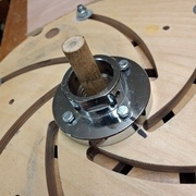 Avant montage sur l'arbe du tour