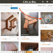 Première image de la vitrine d'une création sur L'Air du Bois