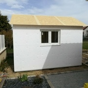 osb recouvert du polystyrène