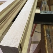 calle d'épaisseur sur le dormant pour simuler le jeu de 3mm