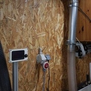 Coté R/D avec une réduction 160>120 vers la R/D