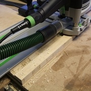 entaille rainure pour emboitement pied