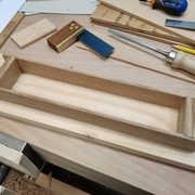 Les quatres rainures sont faites, ça prend forme