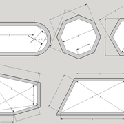 fig 1 prise de cotes de bâtiments singuliers par diagonales et axes (vues en plan)
