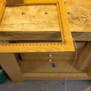 Blocage de la canne pour passer dans le trou voisin...