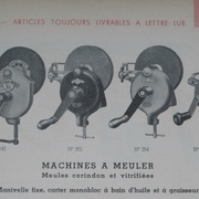 Machines à meuler, modèles : normal, croissant, bijou ; Peugeot Frères 1938