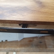 détail du trou oblong pour coulisser