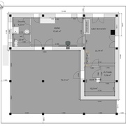 plan provisoire du rez-de-chaussée