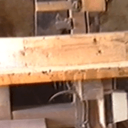 contremarche cintrée massive brute de corroyage courbe