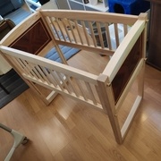 Premier montage de la structure du berceau, ça berce !