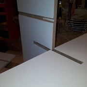 rainures et encoche à mi-bois