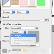 Dérouler Texture + Charger