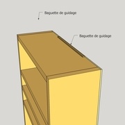 Baguette de guidage haute