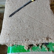 Isolant 120mm : très friable et mou