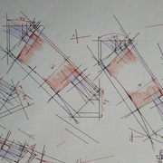 traçage pour le report des sections sur la vue de dessus