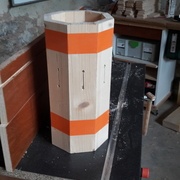 Fin de séchage de la première après 1h de serrage