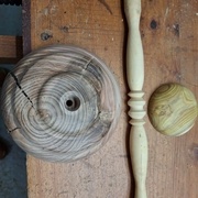 Pied, tige et tête porte chapeau