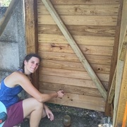 Et un des deux fonds de réalisé. Je remets une couche de lin de suite. On voit les pockets all.