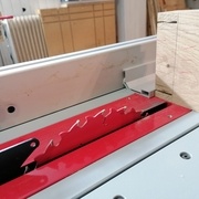 tenon en cours de réalisation