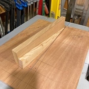 2me gabarit pour le haut des baguettes: combinaison des 2 angles de 6°