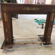 Après la 1ère couche de vernis