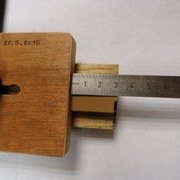 Mesure directe de ce qui va être enlevé et de la chute.