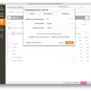 Configuration du calepinage - Affichage