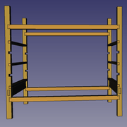 La structure à assembler.