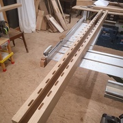 Premier essai des trous pour le lattes : échec prévisible !