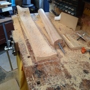 Un joli tas de copeaux une fois le cadre enlevé, sans parlé du sol