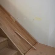 Habillage du toboggan  (départ)