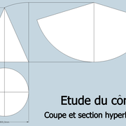 fig 1/ Mise en place de la vue en plan,de l'élévation et du développement.