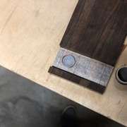 Essai avec l'aimant, ça rentre