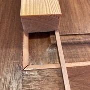 cale pour serrer les filets intérieurs (montage à blanc pour tester)