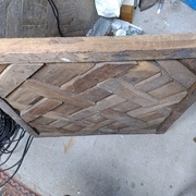 Contre parement en lumière rasante