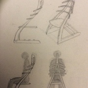 Et voici l'un des tout premiers croquis