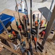 Collage d'un volant non tourné